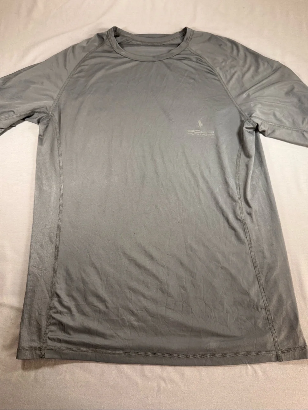 Polo Ralph Lauren Performance Gray Short Sleeve Athletic Shirt Men’s XL
